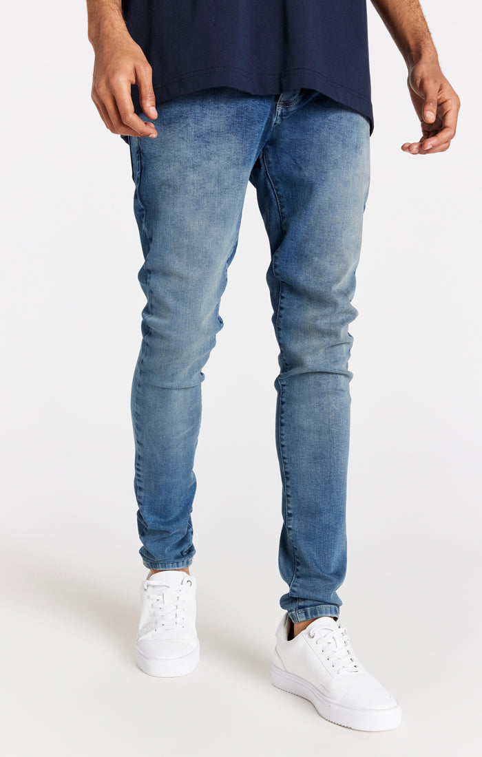 Pantalon siksilk azul sale