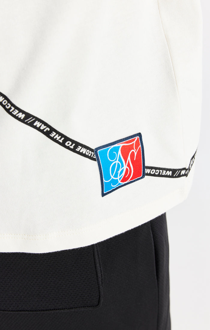 Ecru Space Jam x SikSilk Basketball T-Shirt (1)