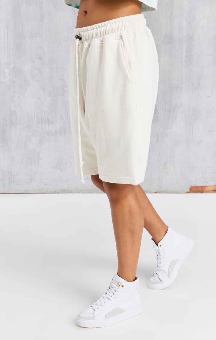 Ecru Space Jam x SikSilk Relaxed Fit Short (1)