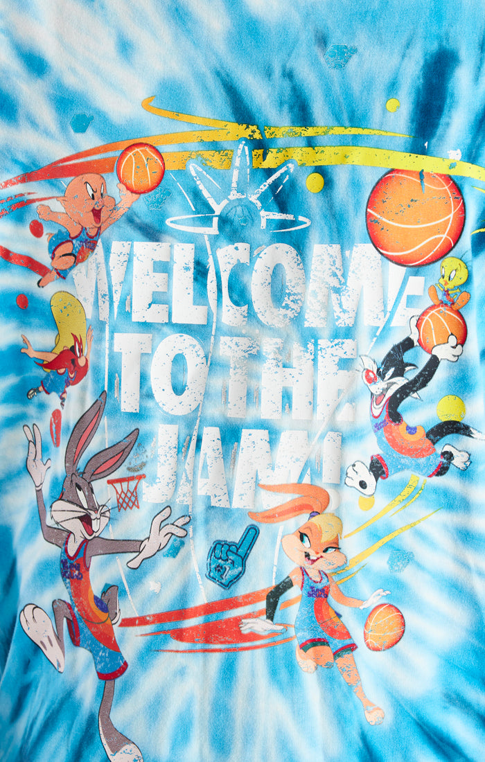 Blue Space Jam x SikSilk Graphic T-Shirt (1)