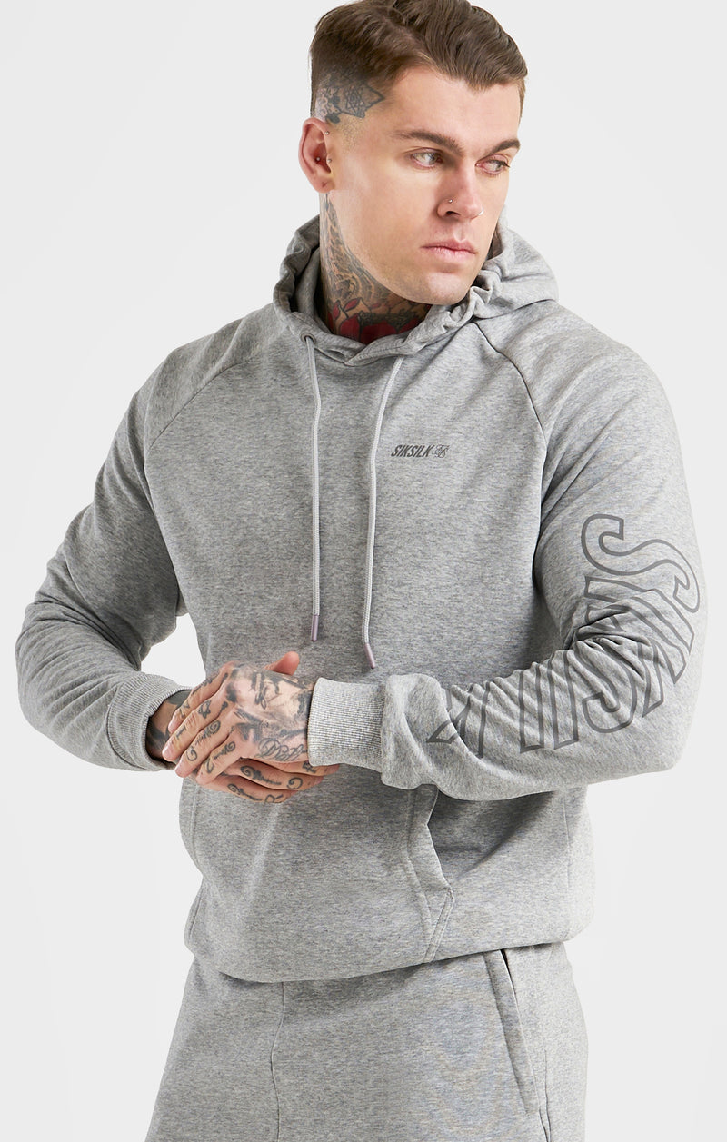Grey Marl Sports Hoodie