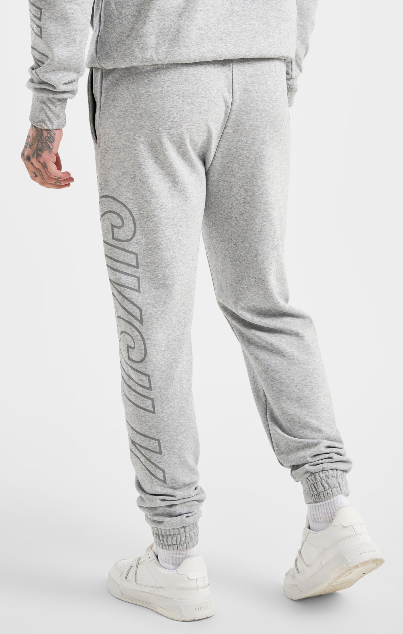 Load image into Gallery viewer, Grey Marl Track Pant (2)