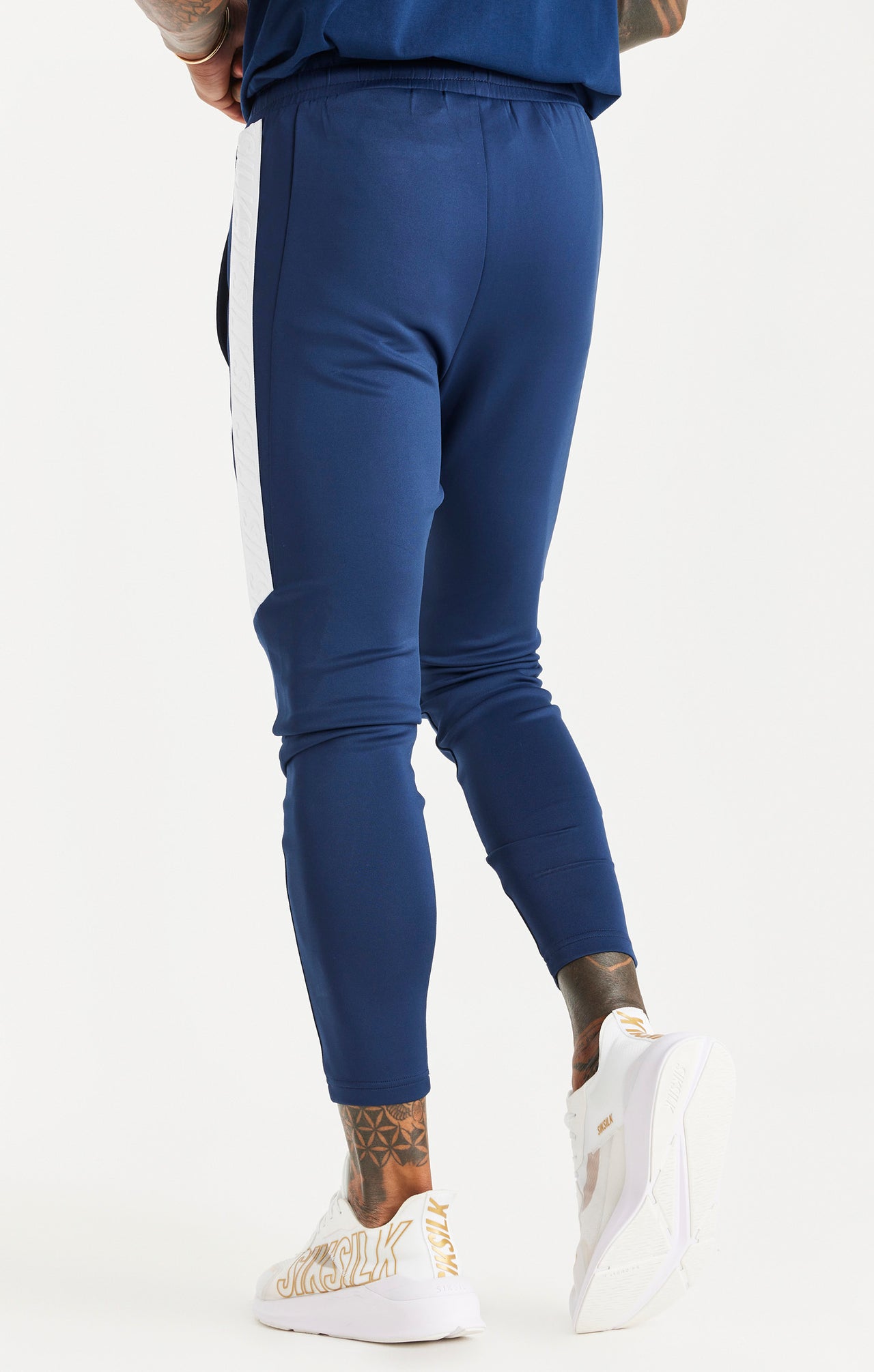 Navy Sports Tape Trackpant (2)