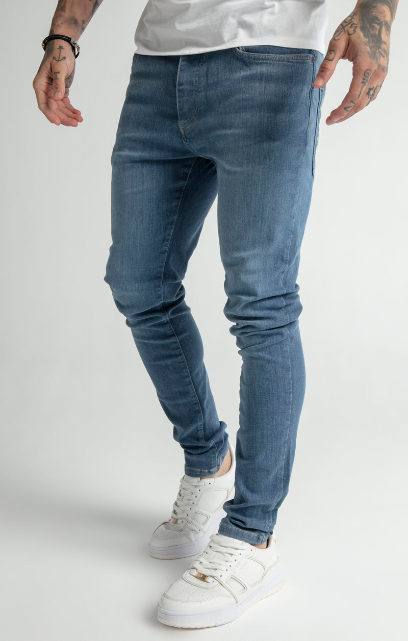 Messi x SikSilk Blue Slim Fit Jean
