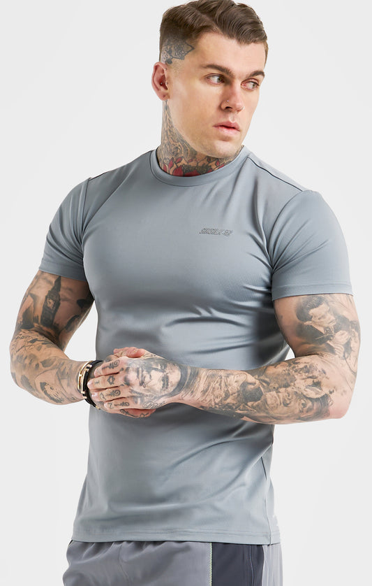 Grey Sports Poly T-Shirt