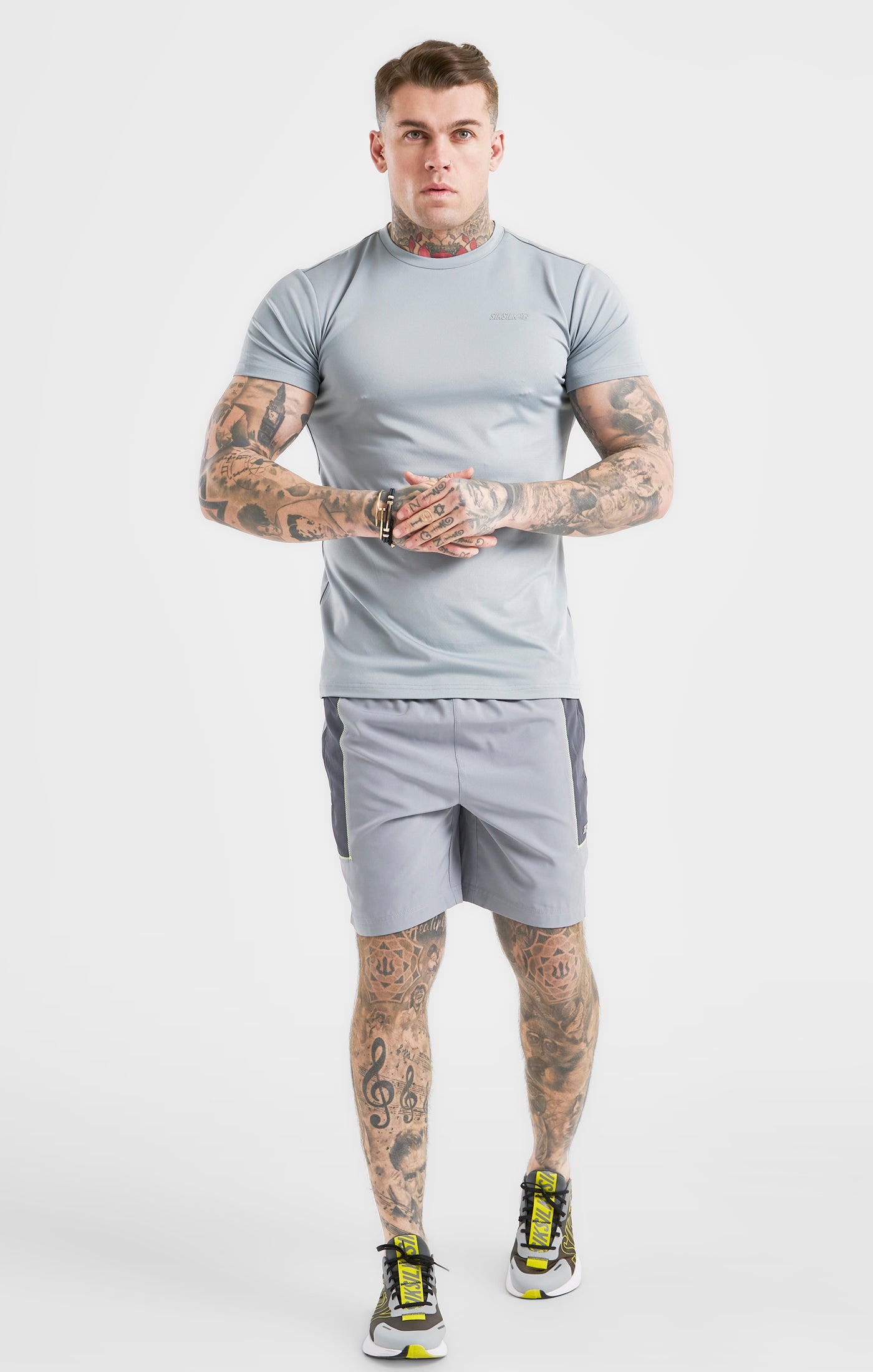 Load image into Gallery viewer, Grey Sports Poly T-Shirt (2)