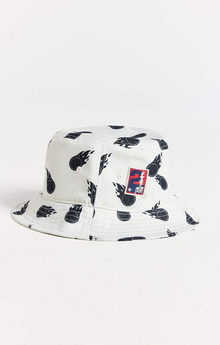 Ecru Space Jam x SikSilk Aop Bucket Hat