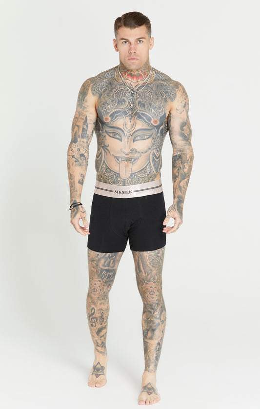 Black Satin Tape Boxers