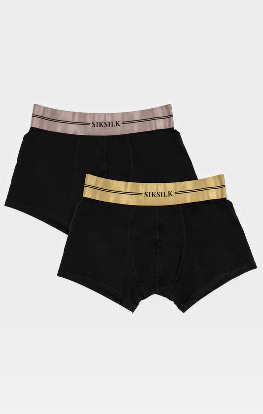 Black Satin Tape Boxers