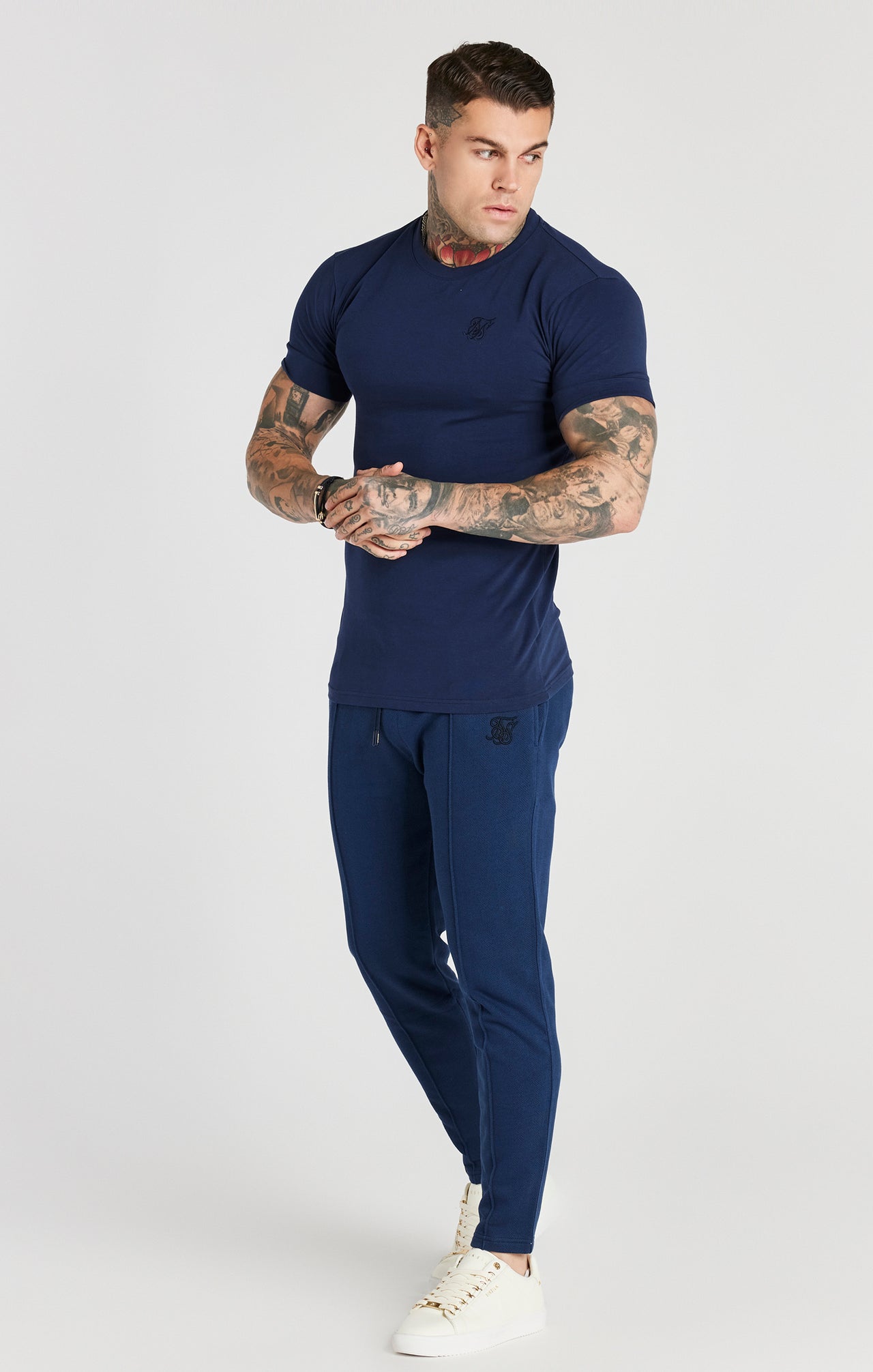 Navy Smart Muscle Fit T-Shirt (1)