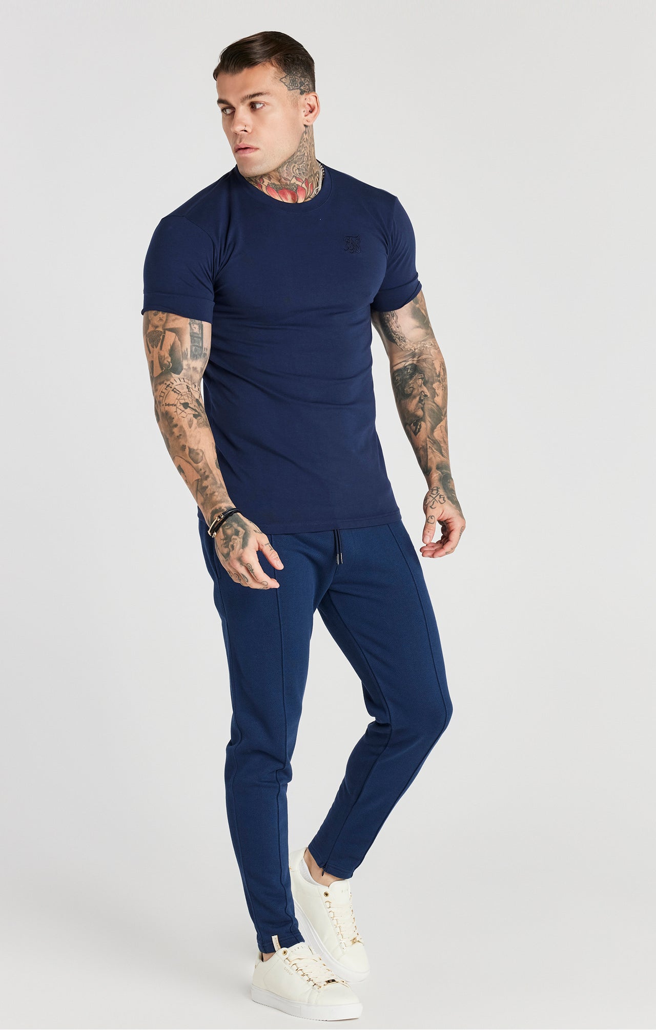 Navy Smart Muscle Fit T-Shirt (2)