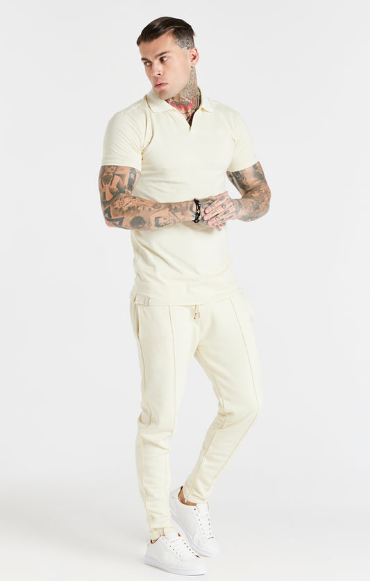 Ecru Smart Polo Shirt