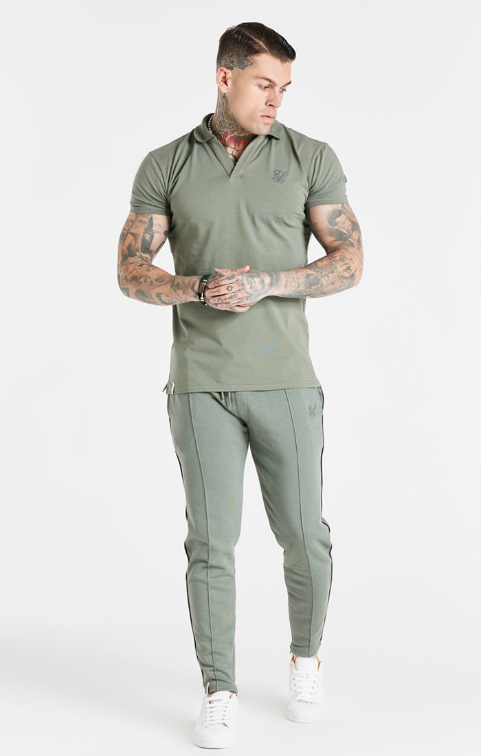 SikSilk Smart Essentials Polo - Khaki (2)