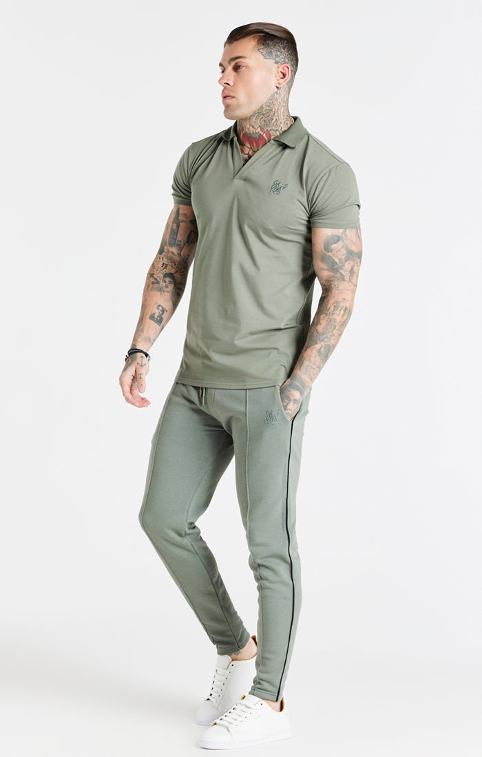 SikSilk Smart Essentials Polo - Khaki (3)