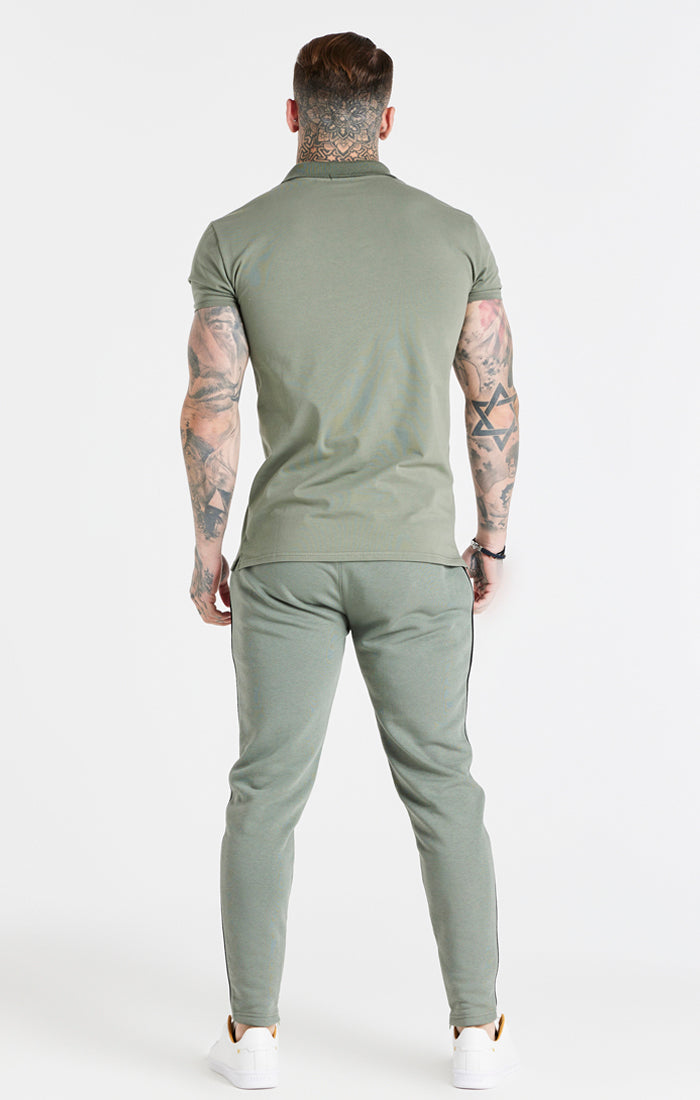 SikSilk Smart Essentials Polo - Khaki (4)