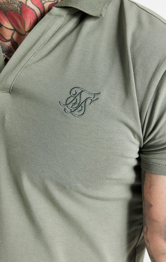 SikSilk Smart Essentials Polo - Khaki