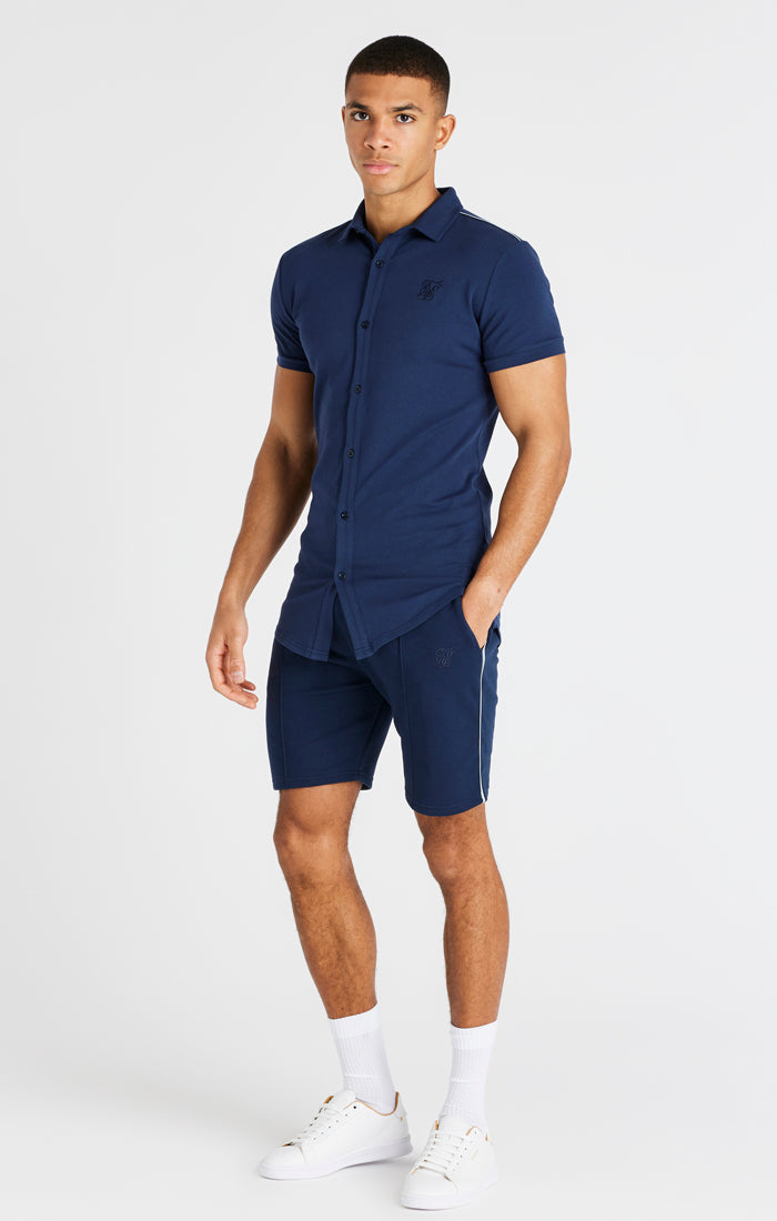 Load image into Gallery viewer, Navy Smart Short (4)