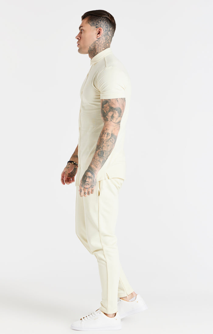 SikSilk Smart Essential Shirt - Ecru (4)