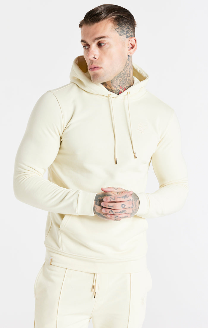 Ecru Smart Overhead Hoodie (1)