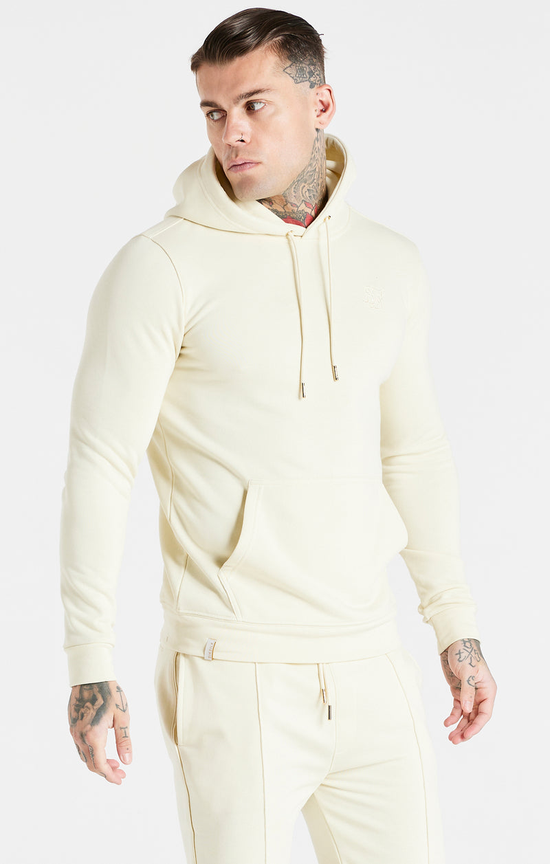 Ecru Smart Overhead Hoodie