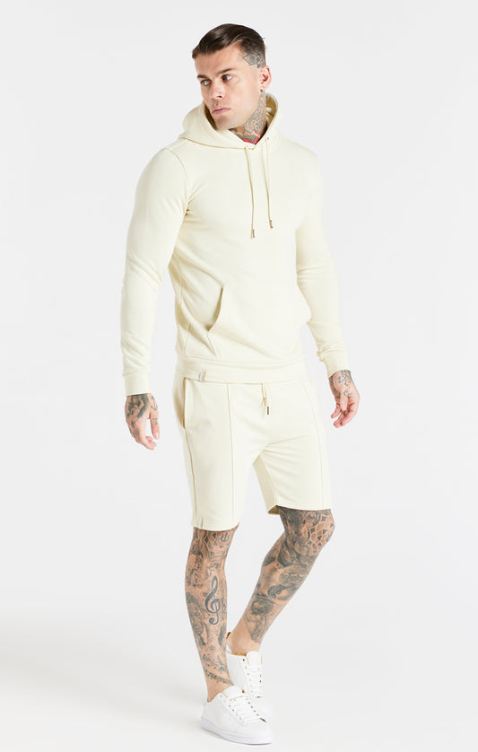Ecru Smart Overhead Hoodie