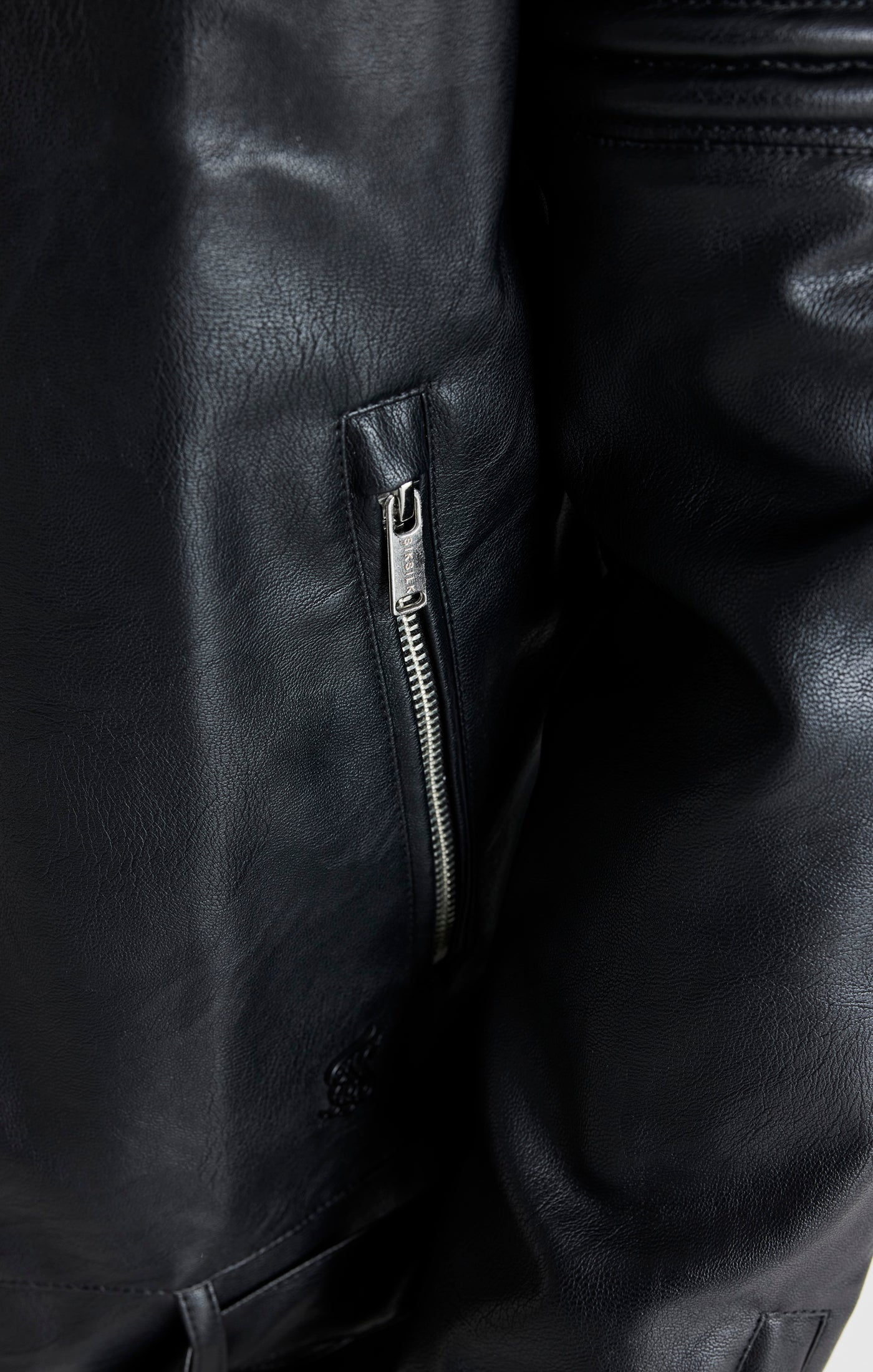 Load image into Gallery viewer, Black Hooded Detail Biker Jacket (5)