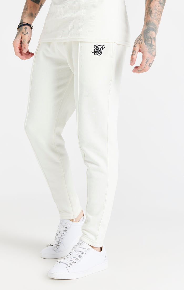 Grey Smart Herringbone Pant