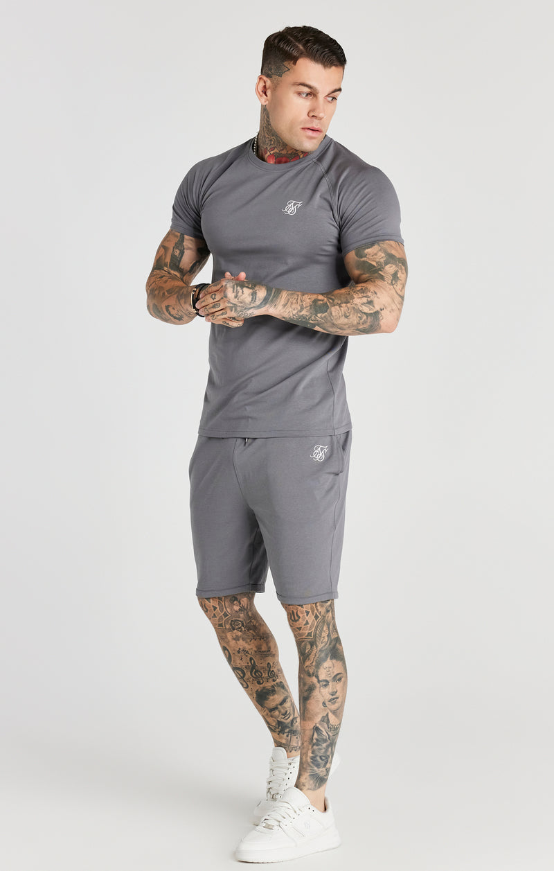 Grey Twin Set T-Shirt And Short