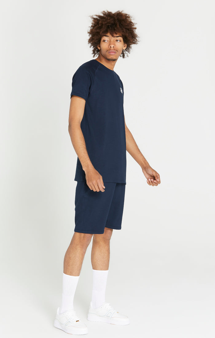 Load image into Gallery viewer, Navy T-Shirt And Short Twin Set (4)