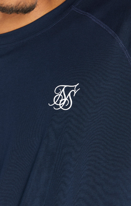 Navy T-Shirt And Short Twin Set