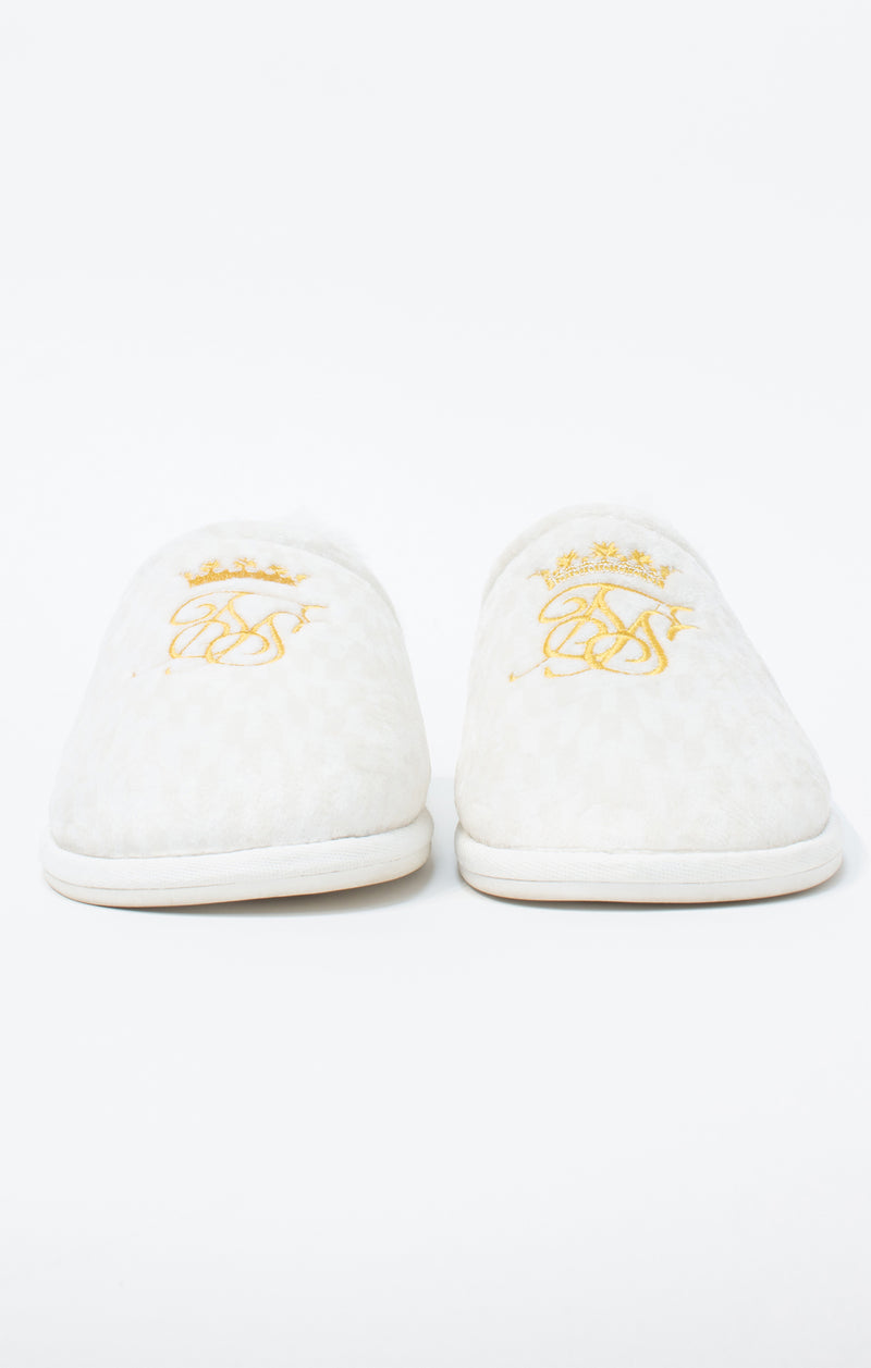Messi x SikSilk White Slippers (1)
