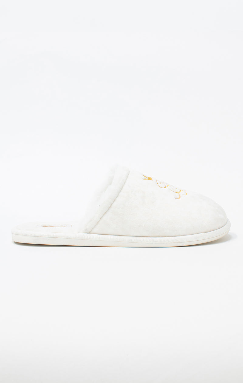 Messi x SikSilk White Slippers