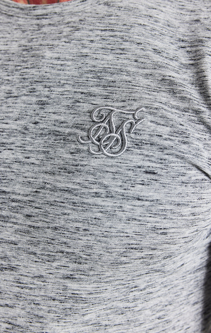 Grey Marl Muscle T-Shirt (1)