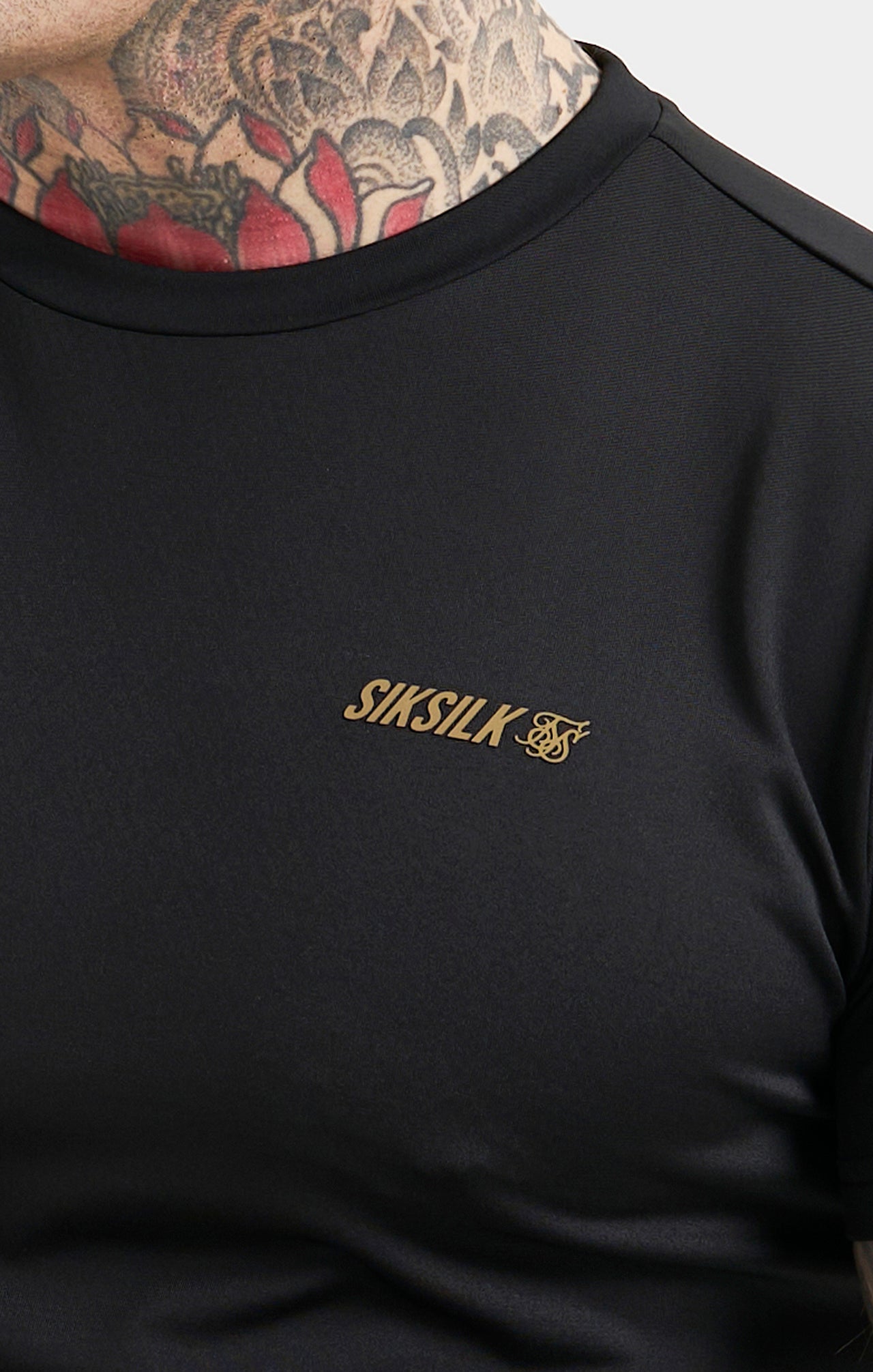 Black Sports Poly T-Shirt (1)