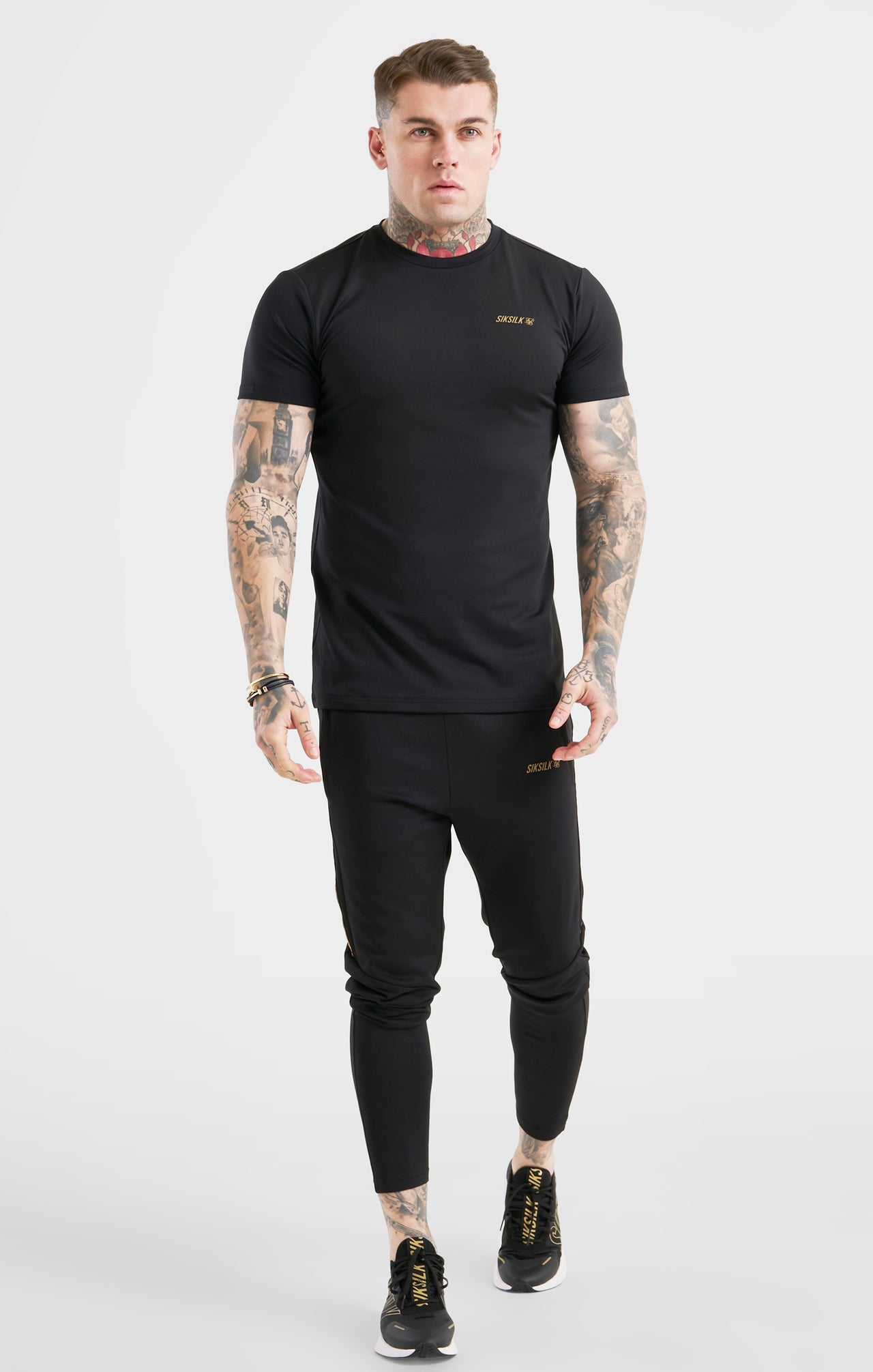 Black Sports Poly T-Shirt (3)
