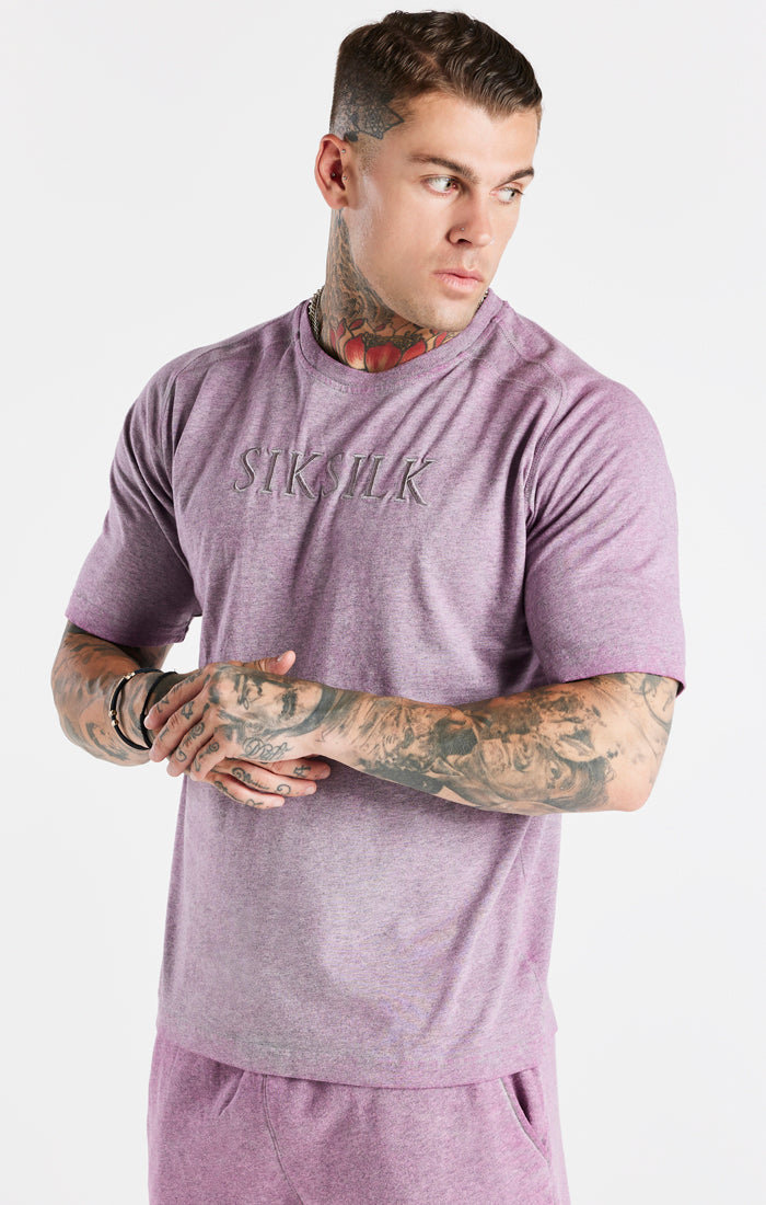 Washed Pink Muscle Fit T-Shirt (2)