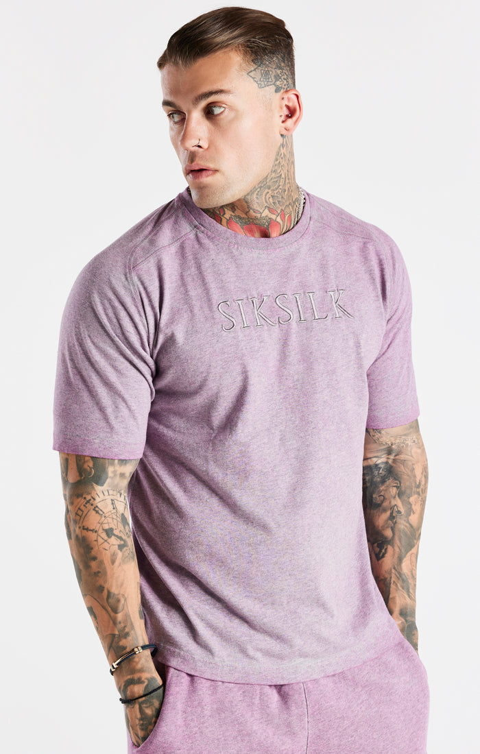 Washed Pink Muscle Fit T-Shirt (1)