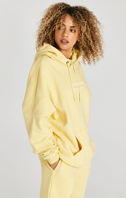 Yellow Overhead Drop Shoulder Hoodie