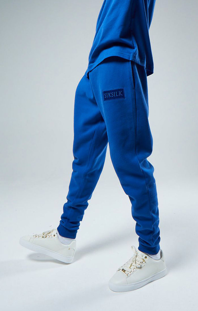 Blue Relaxed Fit Cuffed Jogger