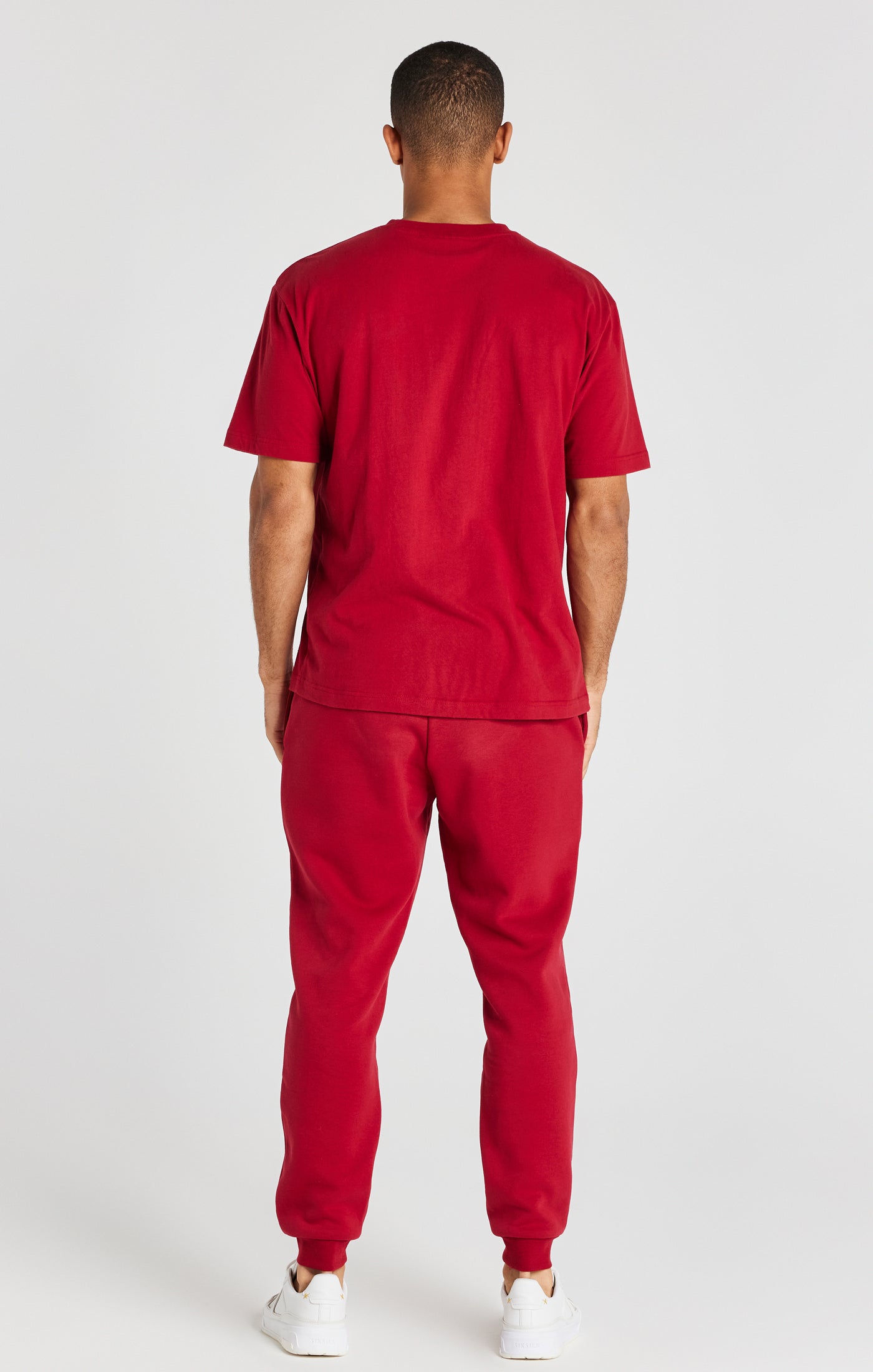 Load image into Gallery viewer, Red Relaxed Fit Cuffed Jogger (4)