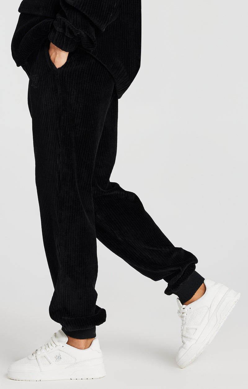 Black Corduroy Relaxed Pant (1)