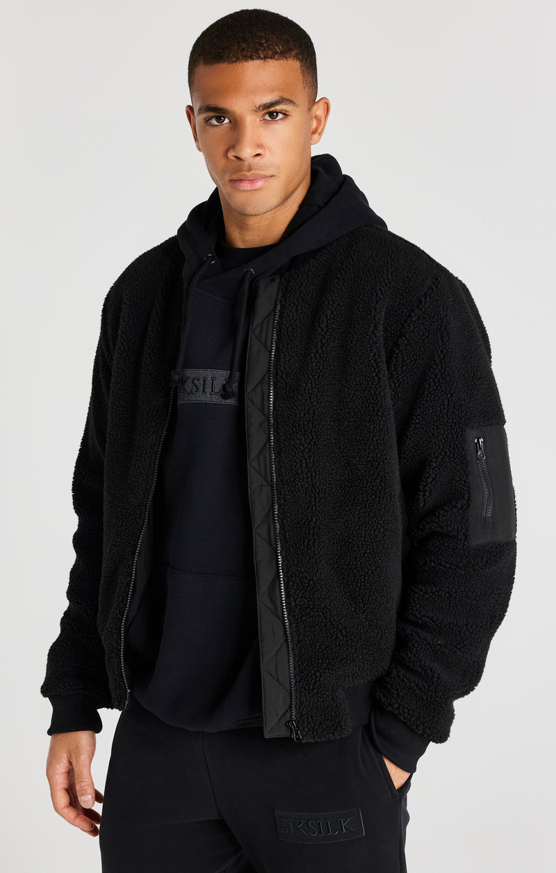 Black Borg Bomber Jacket (1)