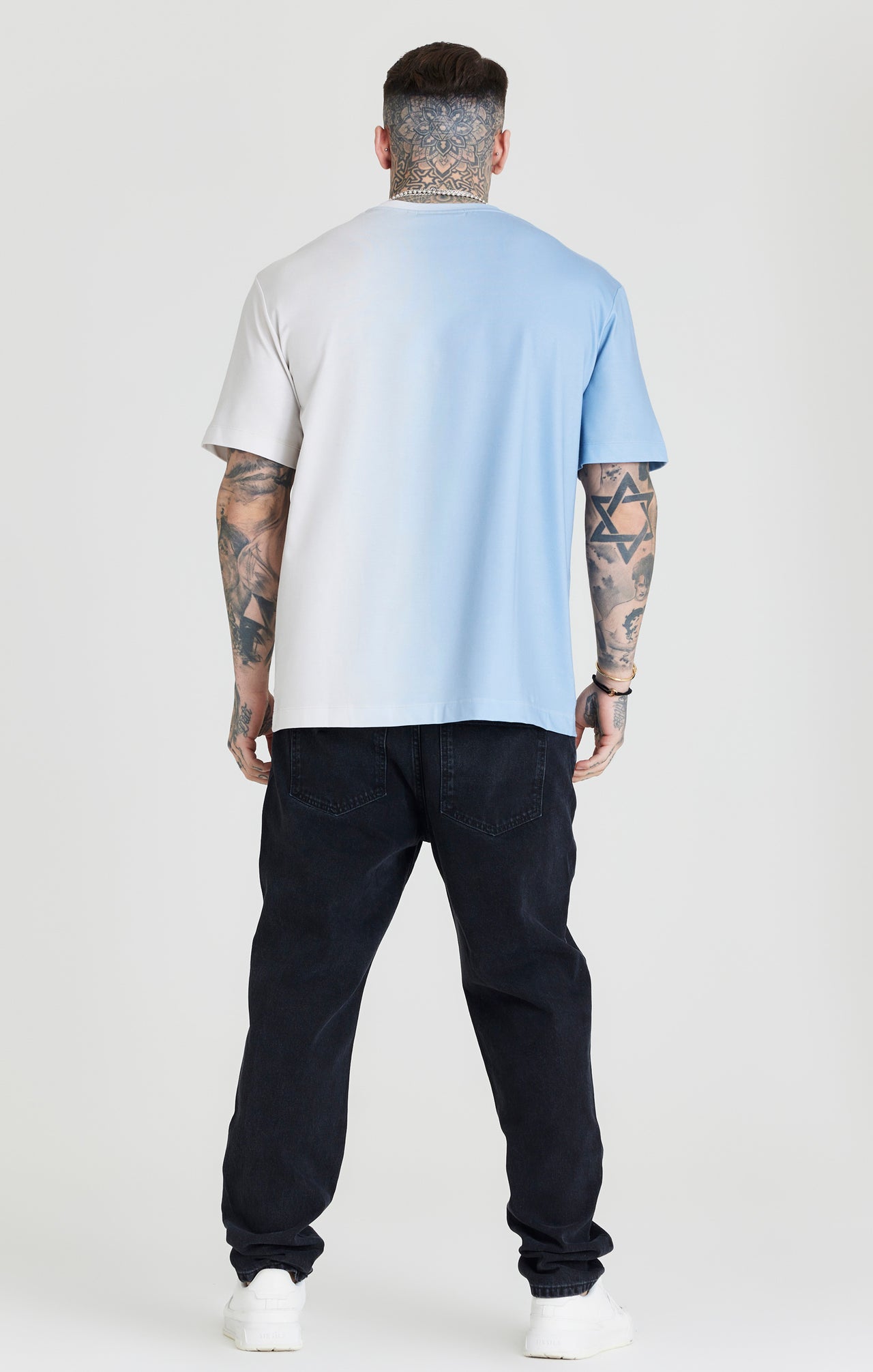 Blue Fade Oversized T-Shirt (3)