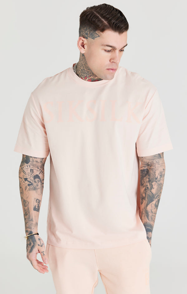 Pink Logo Oversized T-Shirt