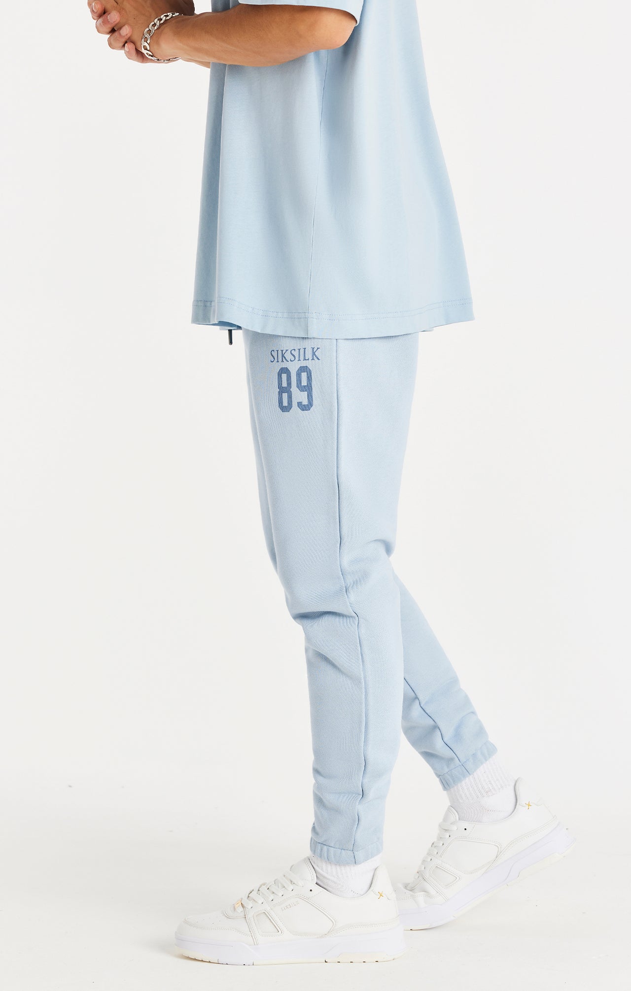 Blue Relaxed Fit Cuff Jogger (1)