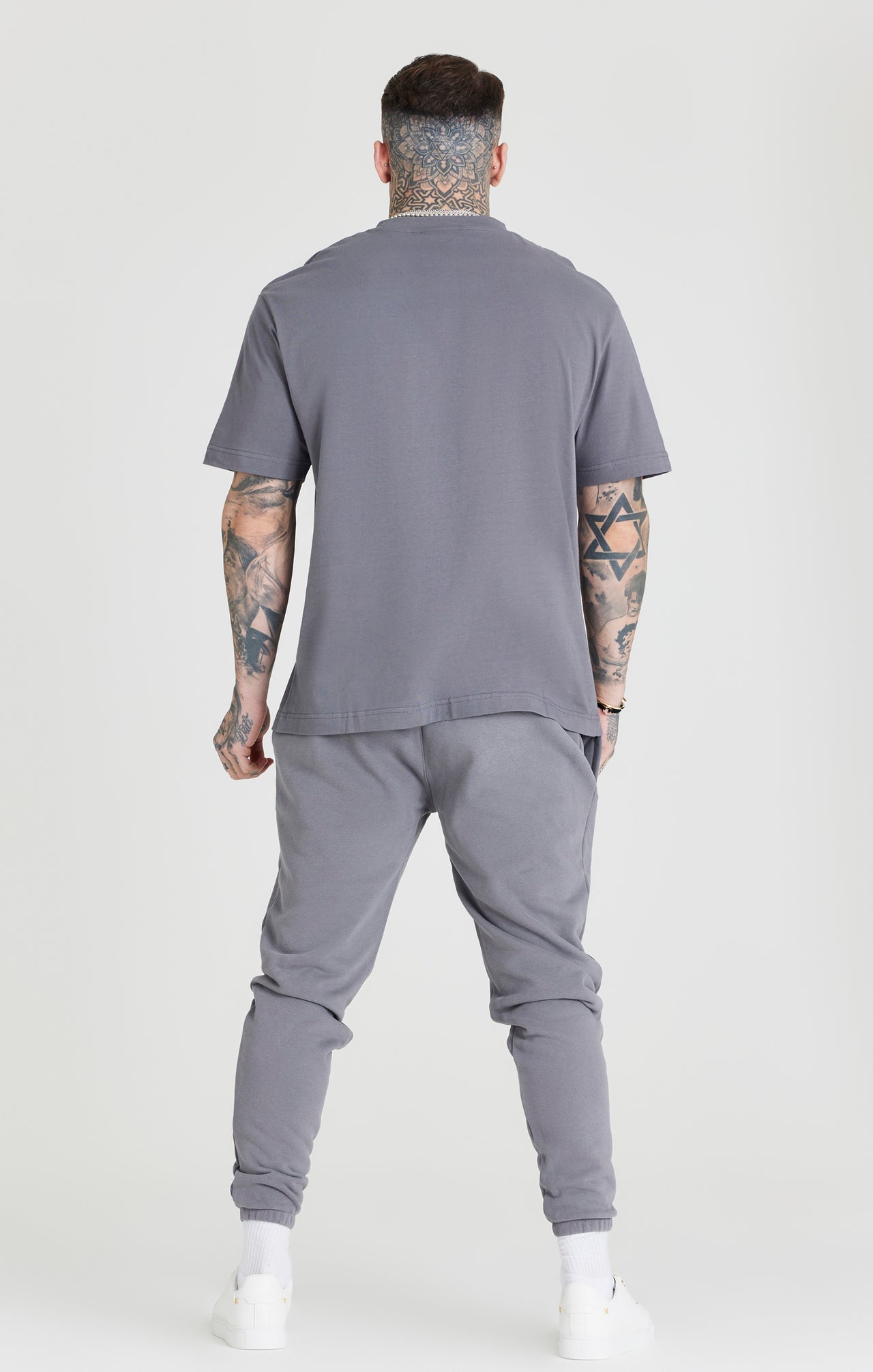 Grey Logo Oversized T-Shirt (3)