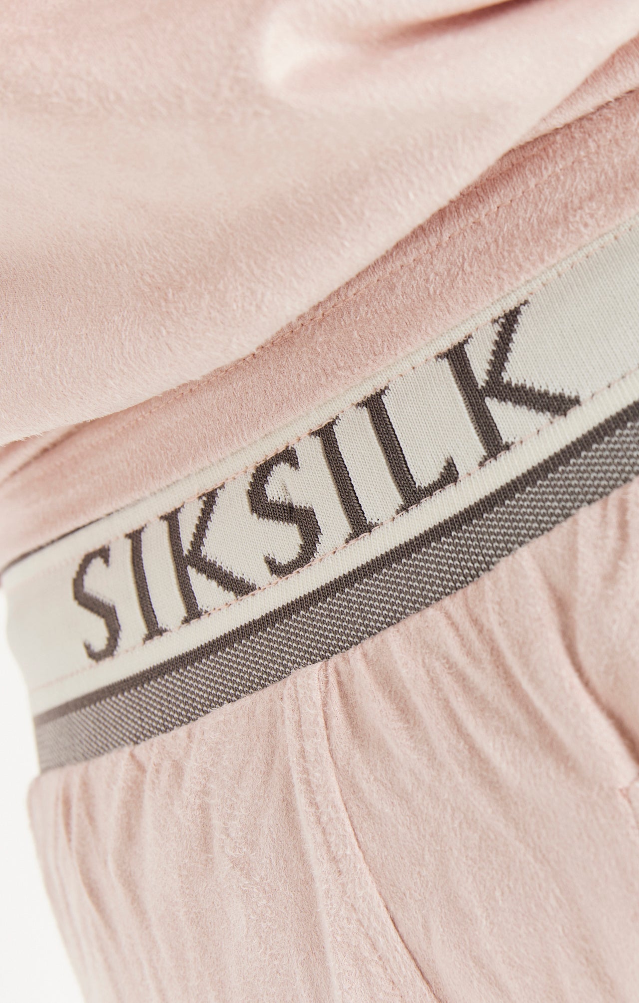 SikSilk Stretch Suede Cargo Shorts - Pink (3)