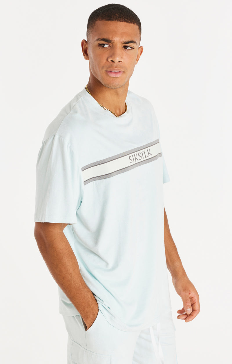 Green Textured Oversized T-Shirt