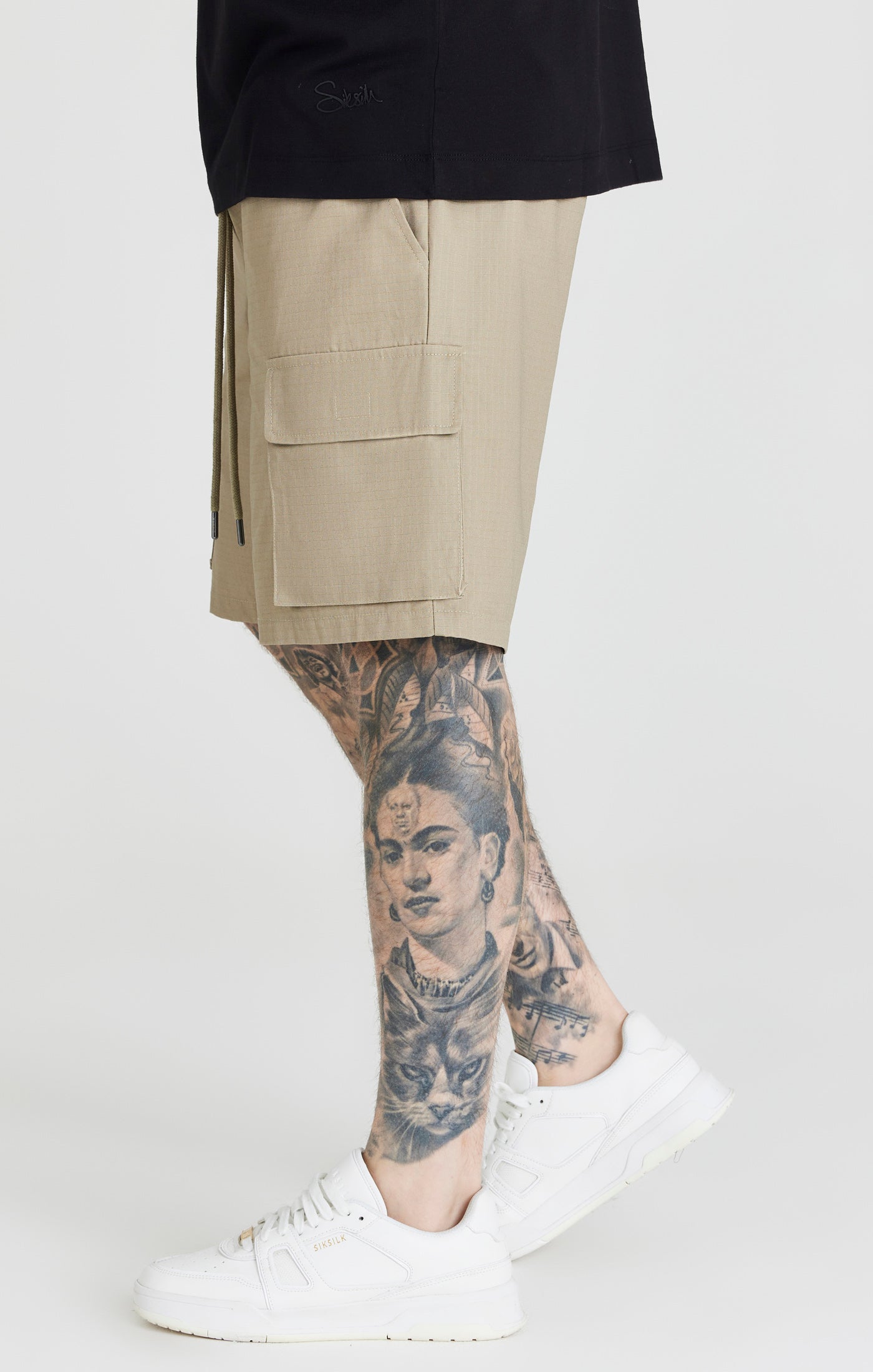 Load image into Gallery viewer, Beige Ripstop Cargo Short (1)