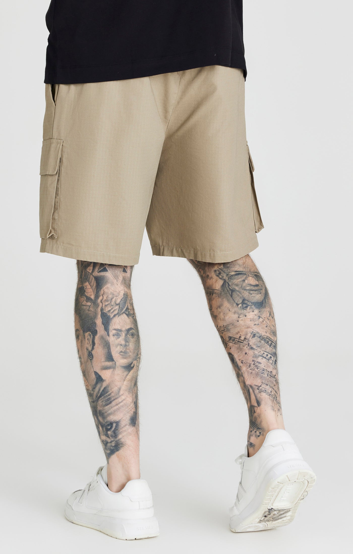 Load image into Gallery viewer, Beige Ripstop Cargo Short (2)